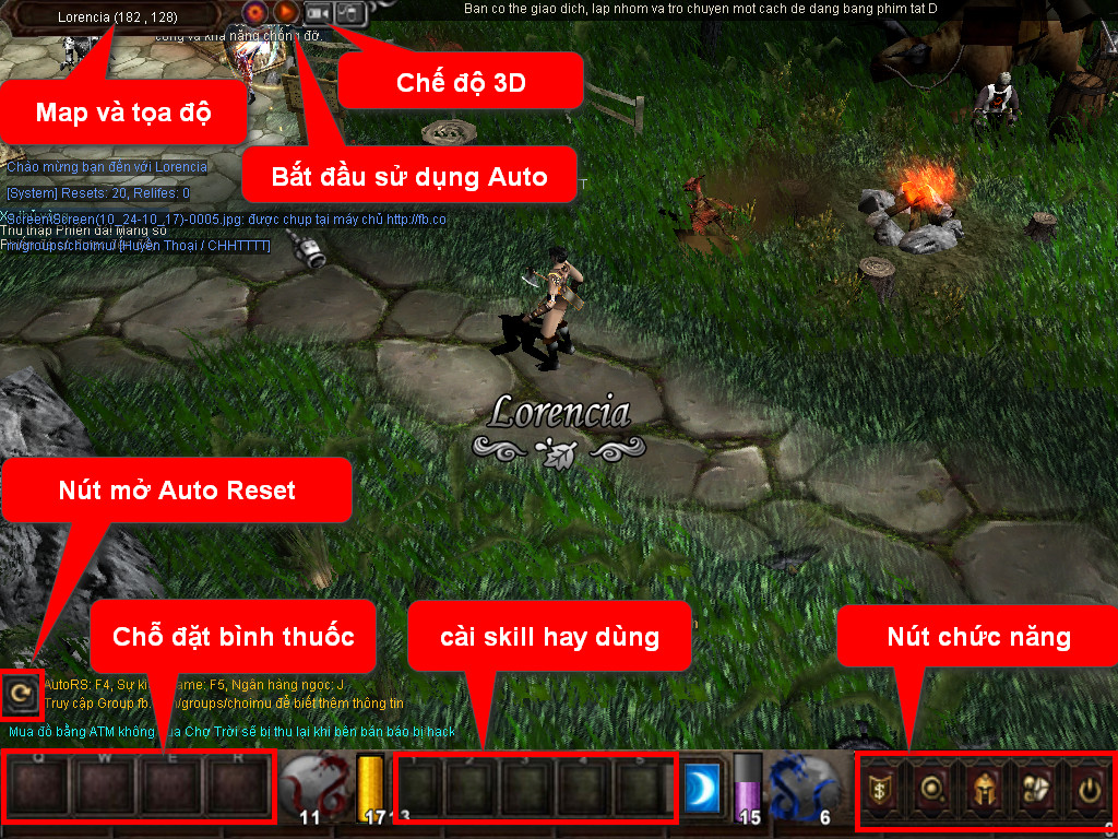 Chức năng chính của Game MU Siêu Việt